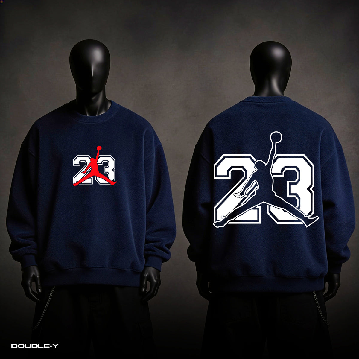 "23"N Premium Oversized Crewneck