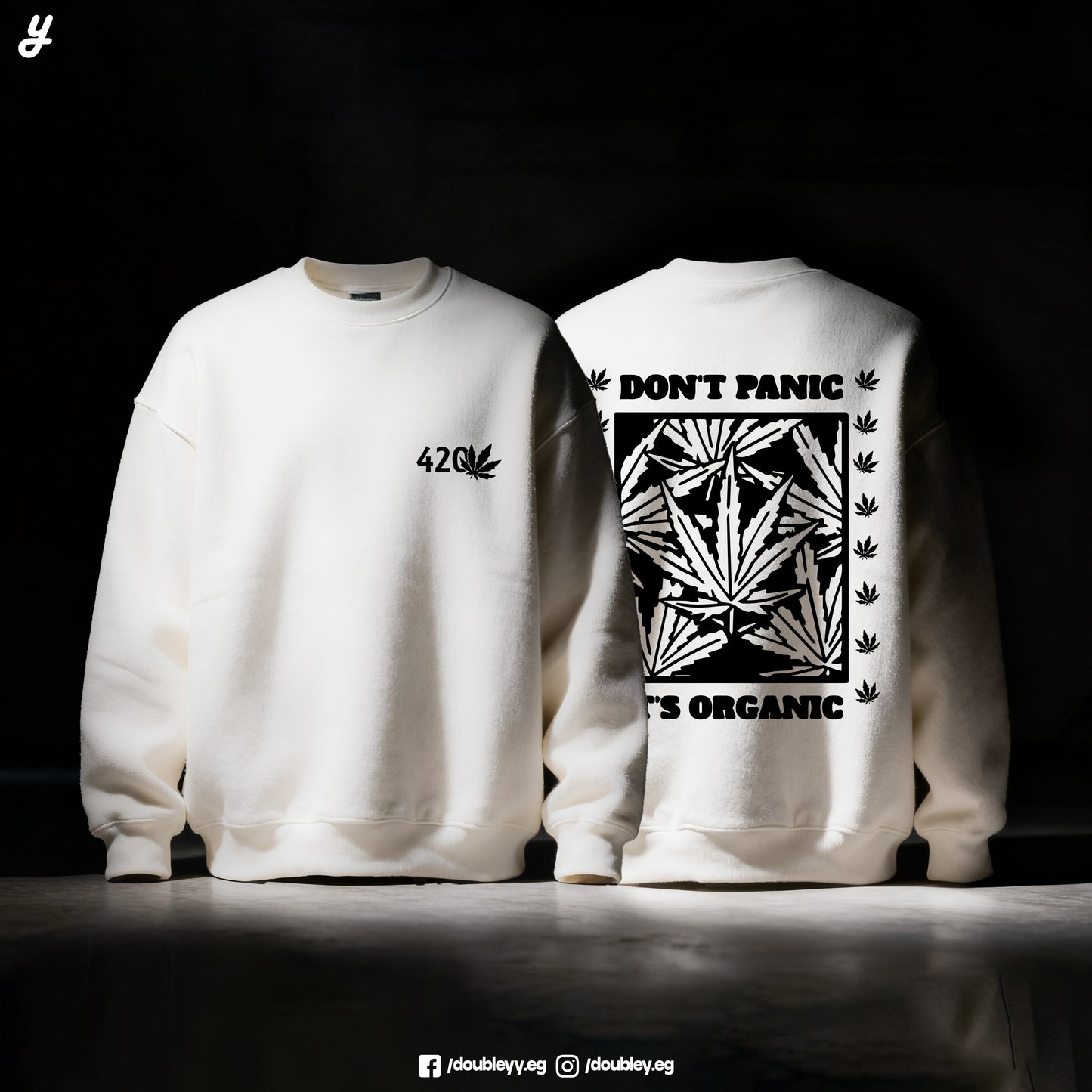 "It's Organic" Premium Oversized Crewneck