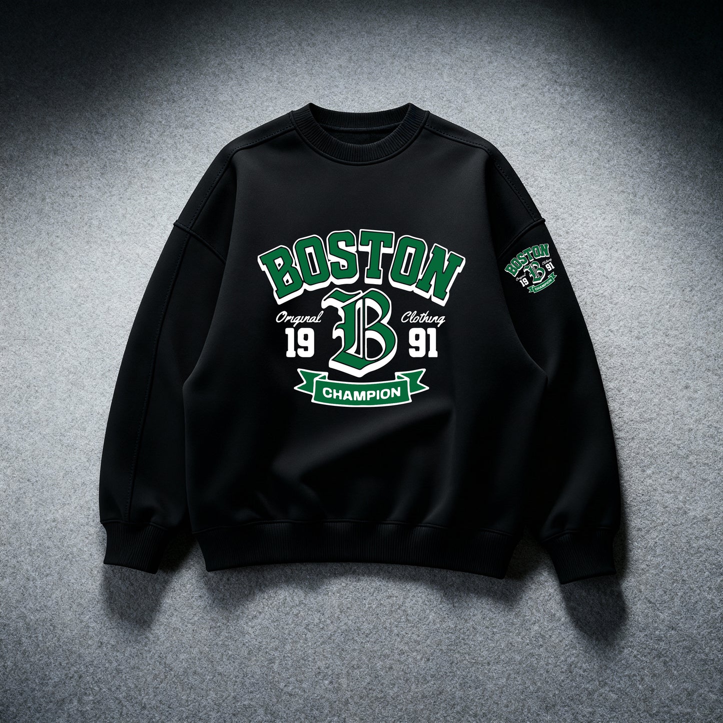 "Boston" Premium Oversized Crewneck