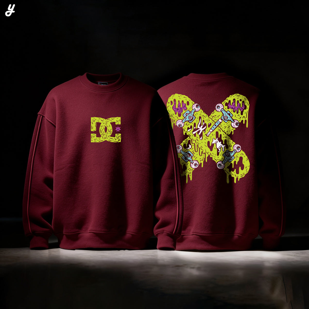 "X" Premium Oversized Crewneck
