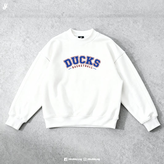 "DUCKS BASKETBALL" Premium Oversized Crewneck