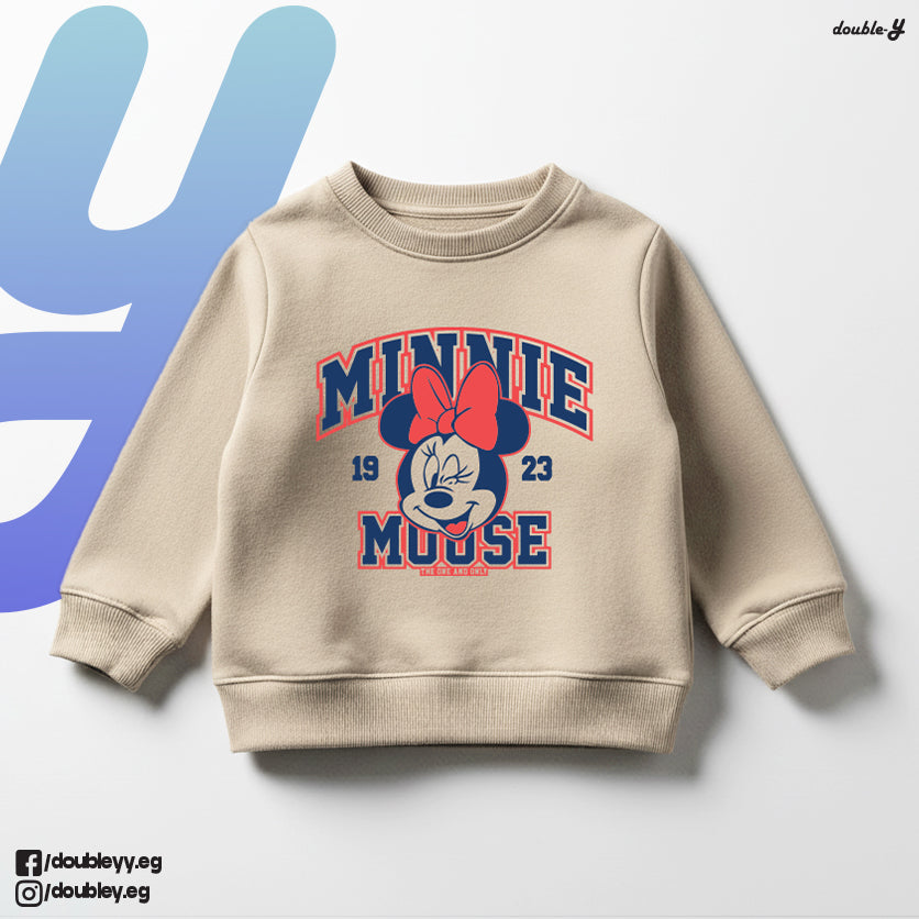 "M.Mouse" Mini Crewneck 100% Cotton