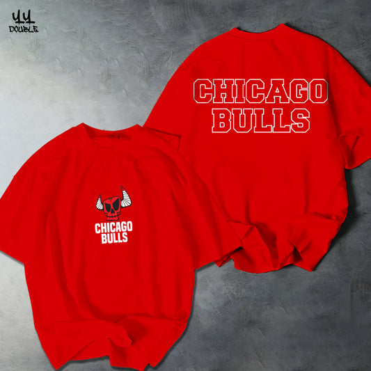 SKULL CHICAGO OVERSIZED T-SHIRT