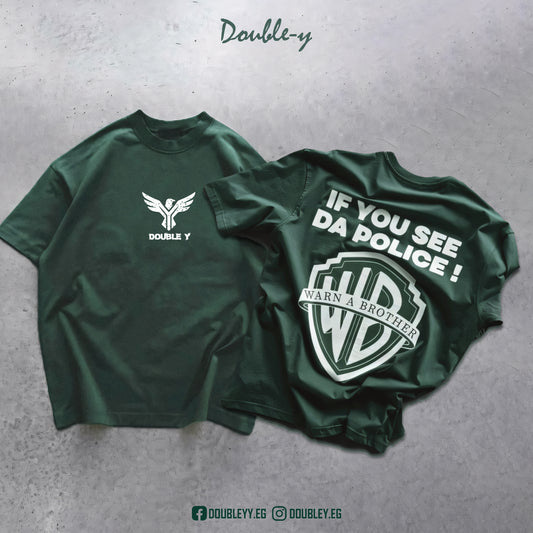 "WARN A BROTHER" OVERSIZED T-SHIRT