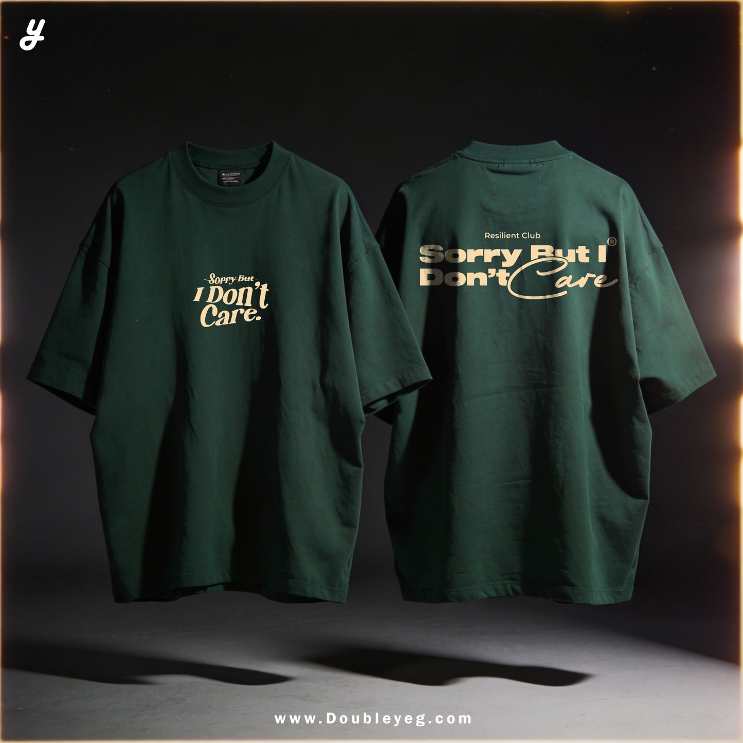 I DON'T CARE' OVERSIZED T-SHIRT'