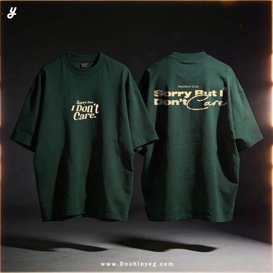 I DON'T CARE' OVERSIZED T-SHIRT'