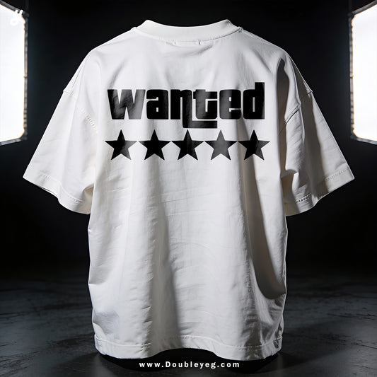 "WANTED" OVERSIZED T-SHIRT